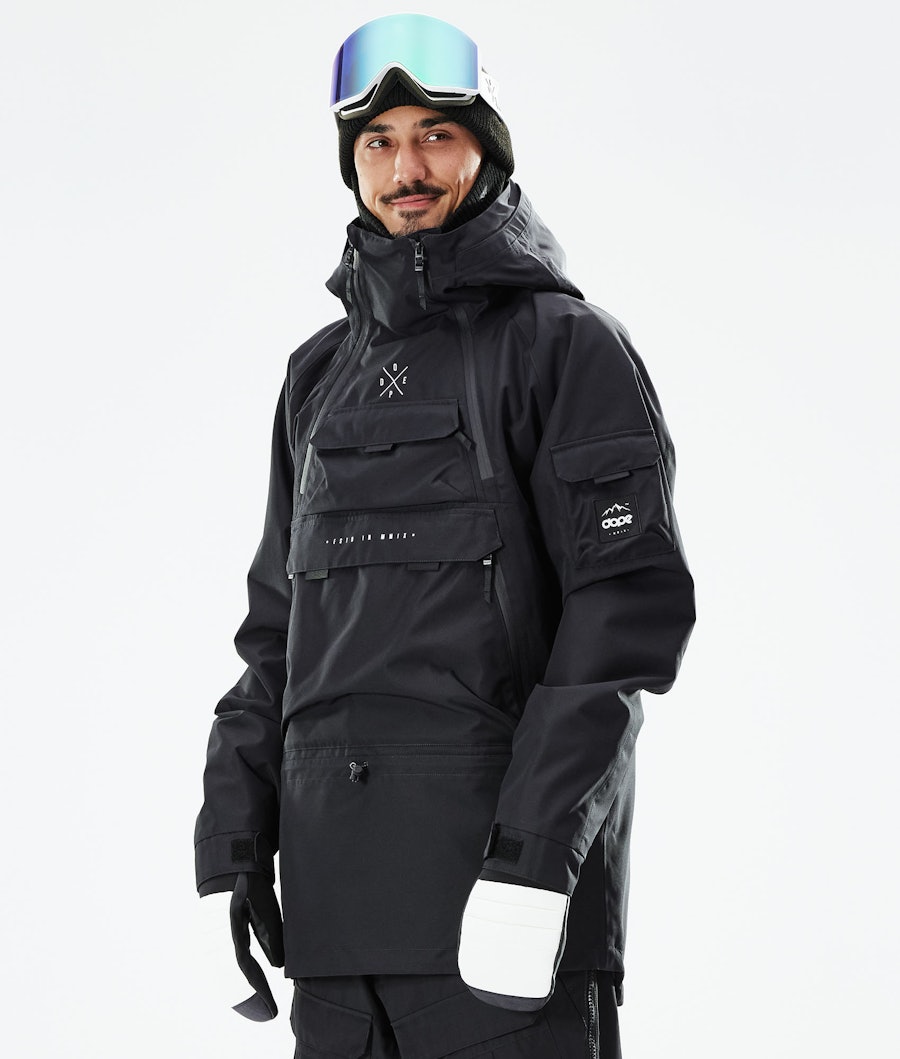Dope Akin 2021 Men's Snowboard Jacket Black