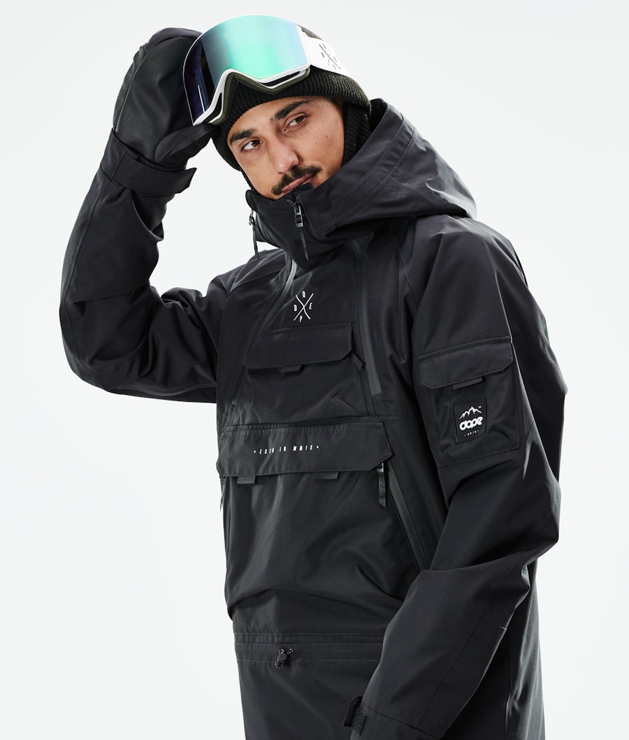Dope Akin 2021 Men's Snowboard Jacket Black
