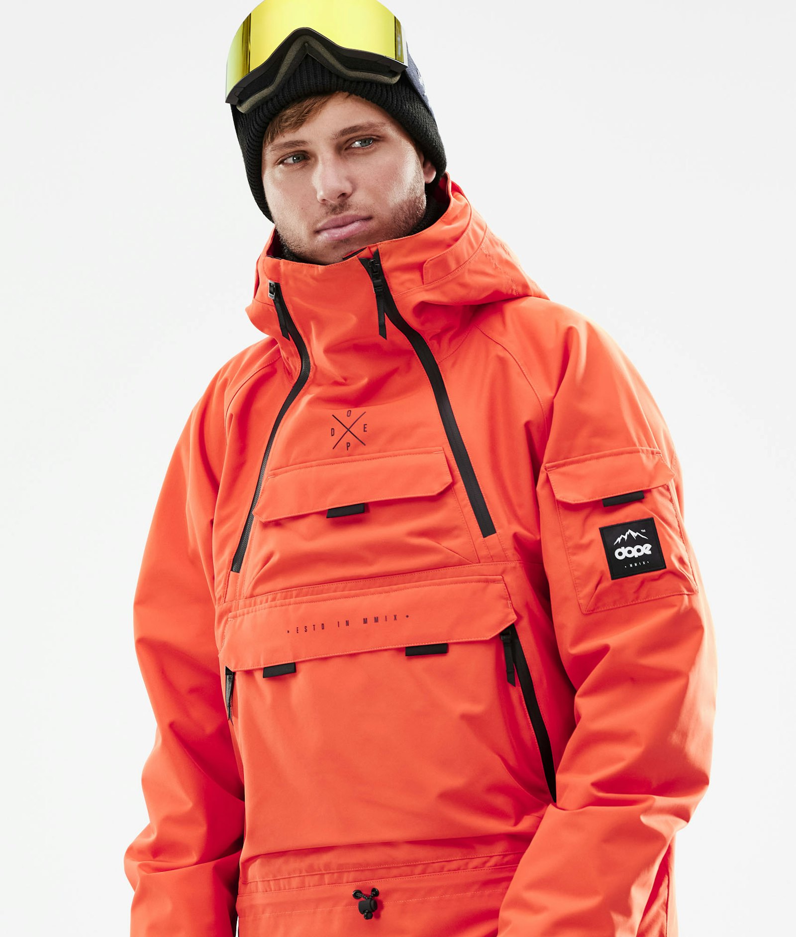 Dope Akin 2021 Ski Jacket Men Orange