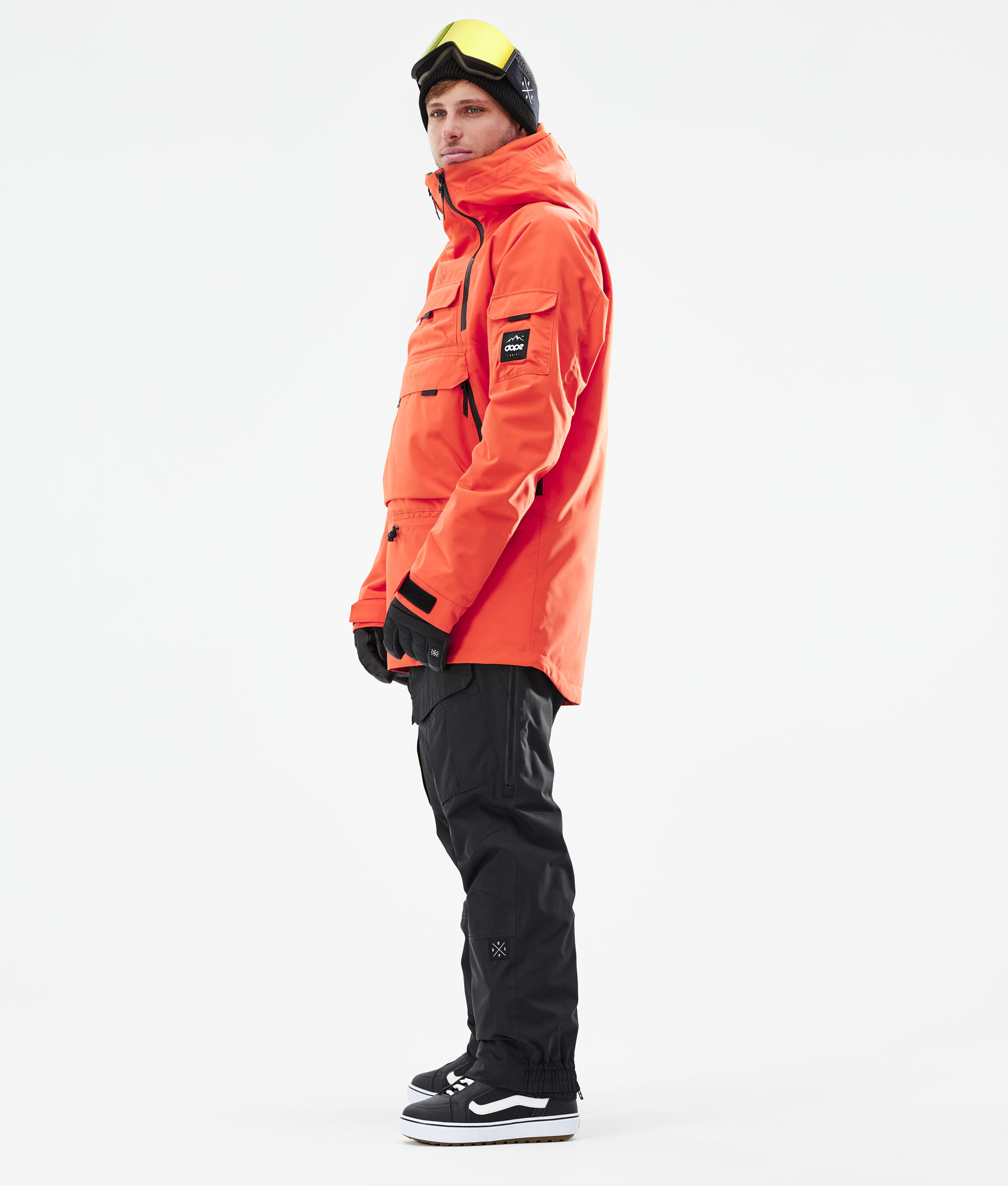 Dope Akin 2021 Snowboard Jacket Men Orange