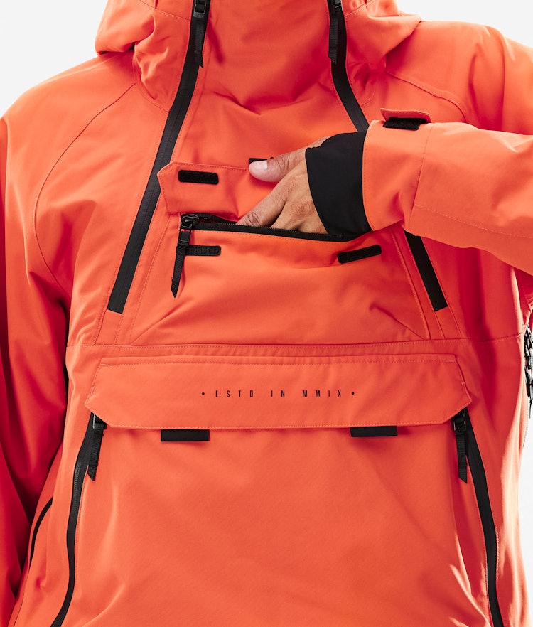 Akin 2021 Veste Snowboard Homme Orange, Image 11 sur 11