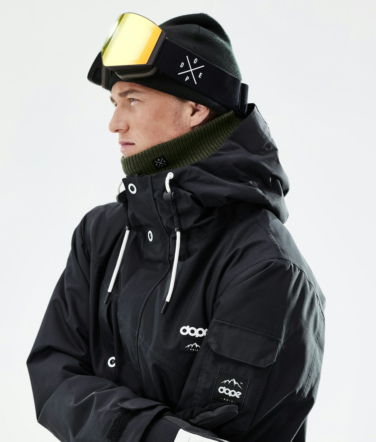 Dope Adept 2021 Snowboard Jacket Men Black