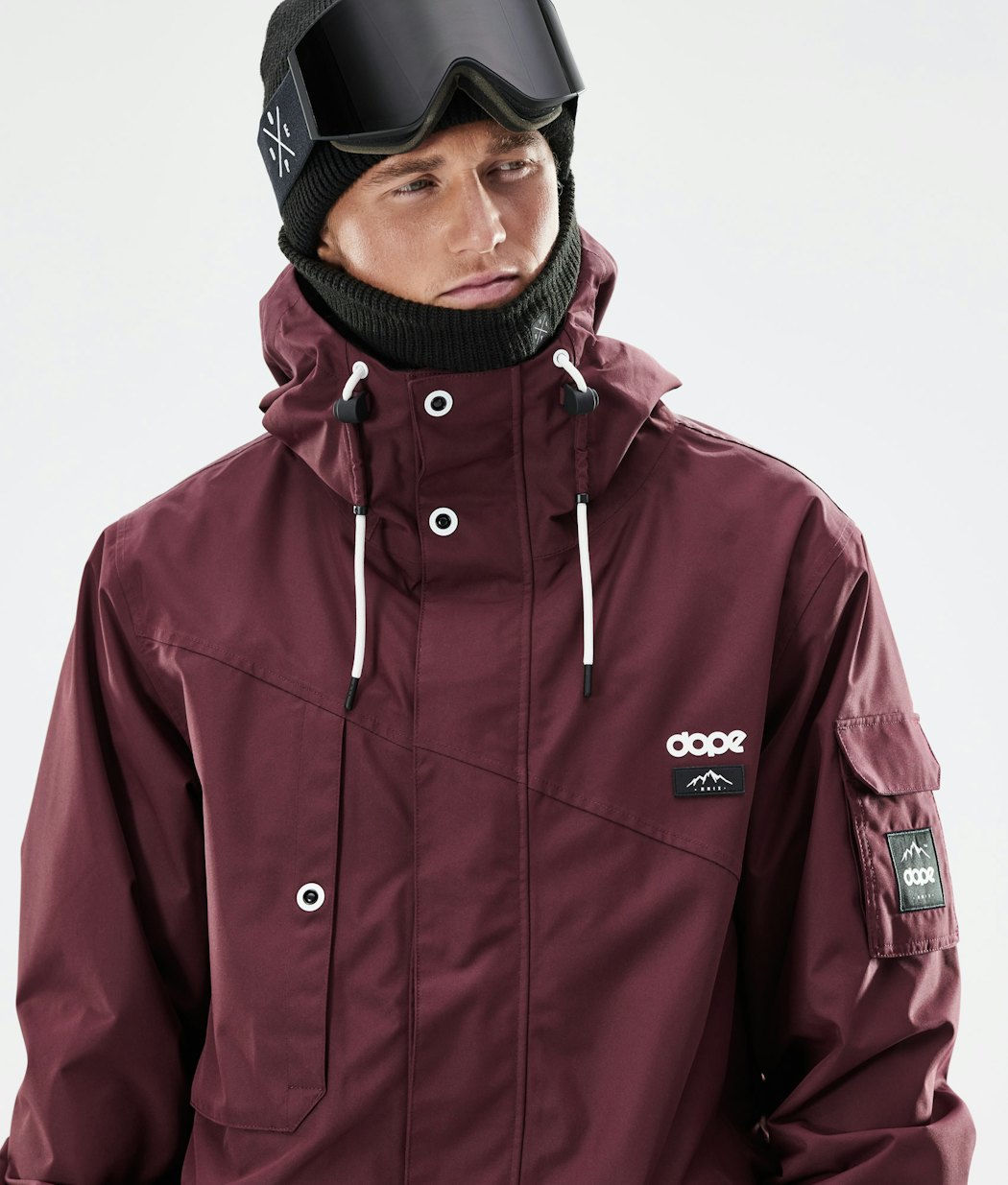 Adept 2021 Ski Jacket Men Burgundy