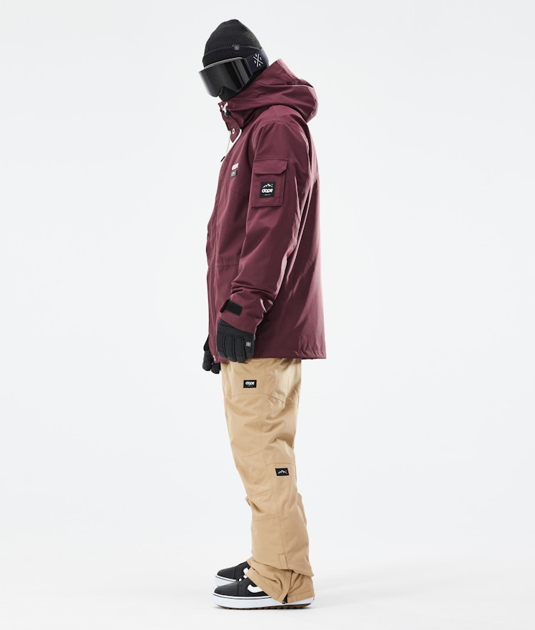 Adept 2021 Snowboard Jacket Men Burgundy, Image 5 of 11