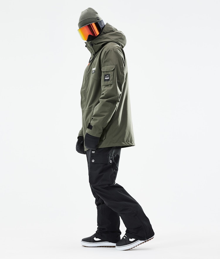 Dope Adept 2021 Snowboard Jacket Men Olive Green