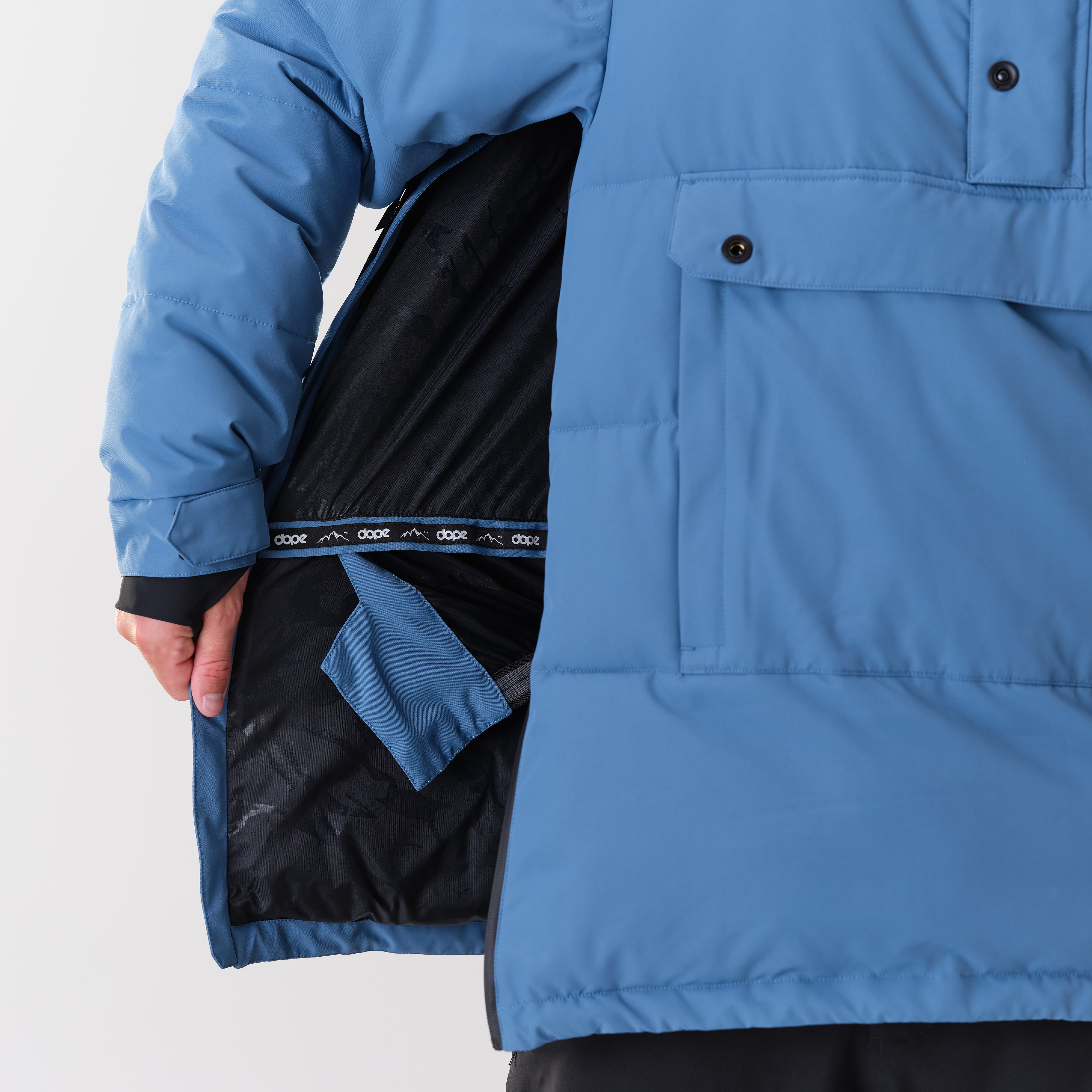 dope puffer snowboard jacket