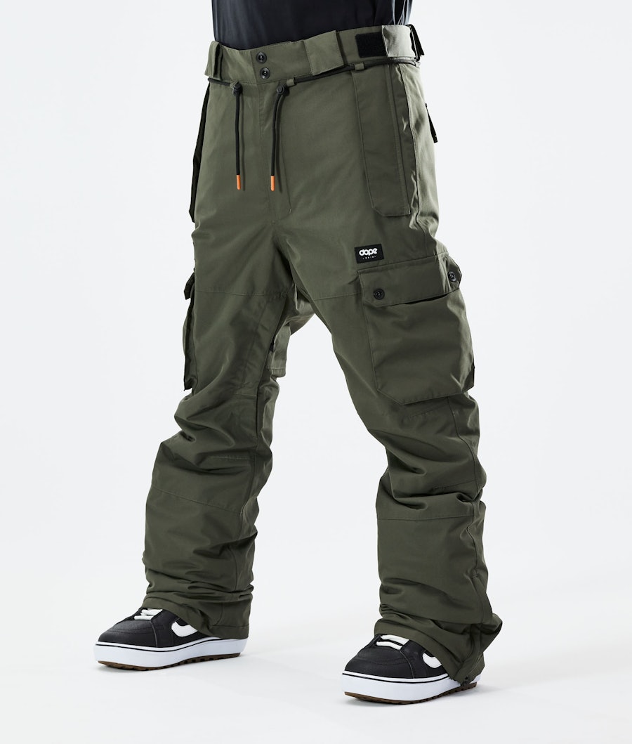 Dope Iconic Snowboard Pants Olive Green
