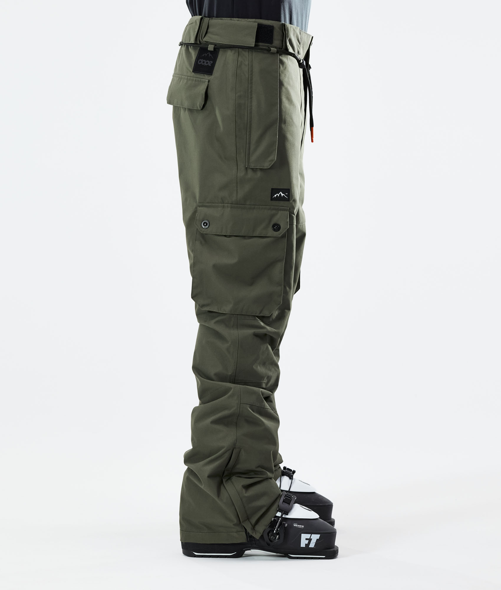 army green snow pants