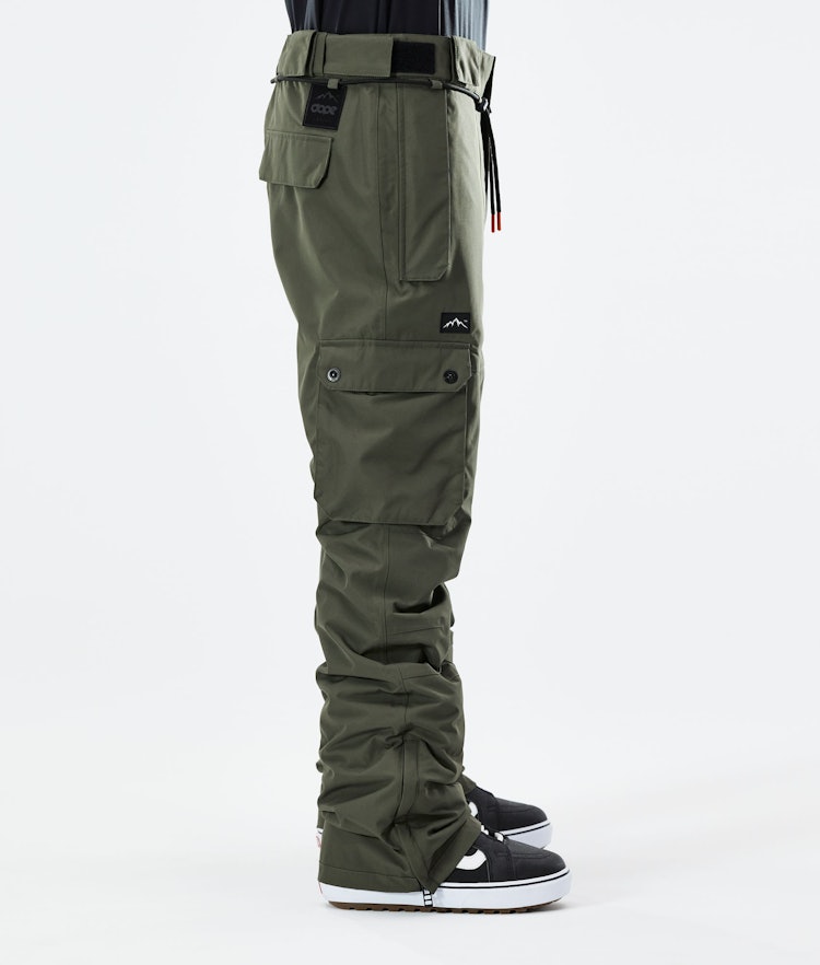 Dope Iconic 2021 Snowboard Pants Men Olive Green, Image 2 of 6