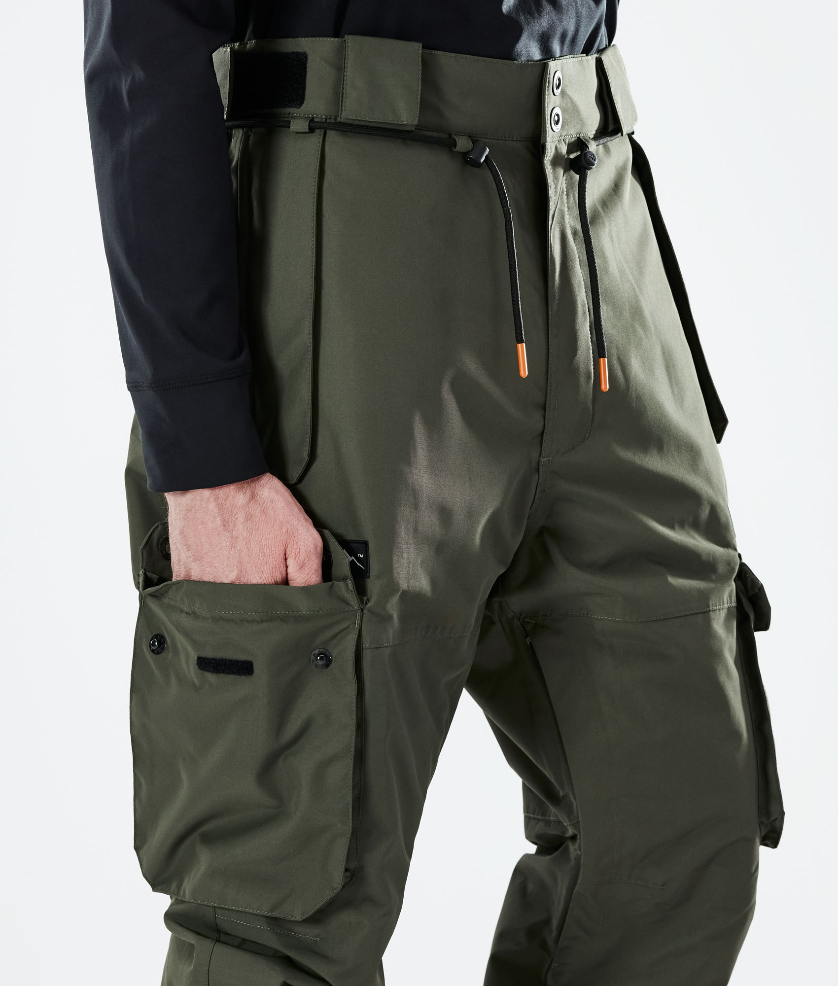 Mens khaki green sale pants