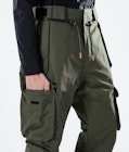 Dope Iconic 2021 Pantalones Snowboard Hombre Olive Green