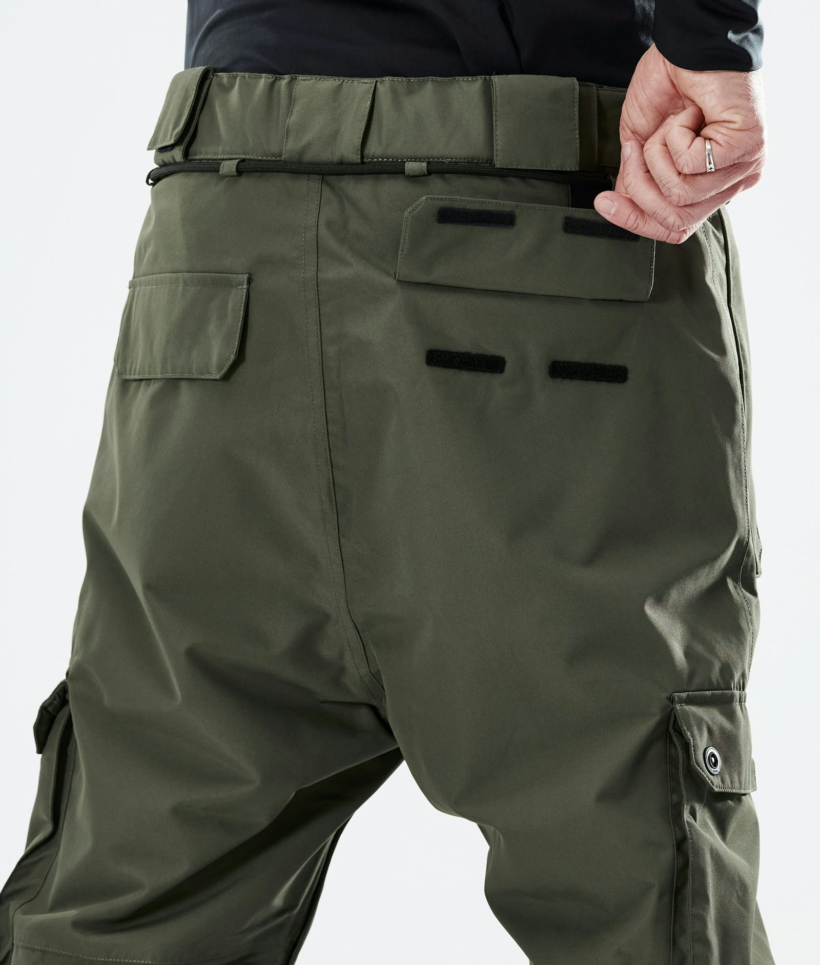 SNOW Men's Harem Pants For Winter (Black, Green) - XS / Short / Green