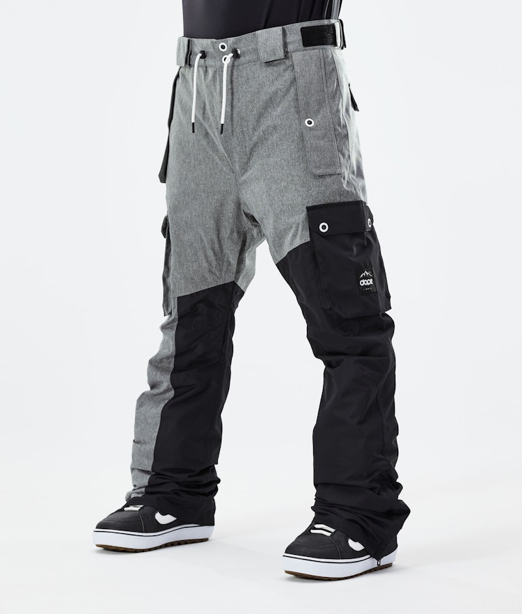 Adept 2020 Spodnie Snowboardowe Mężczyźni Grey Melange/Black