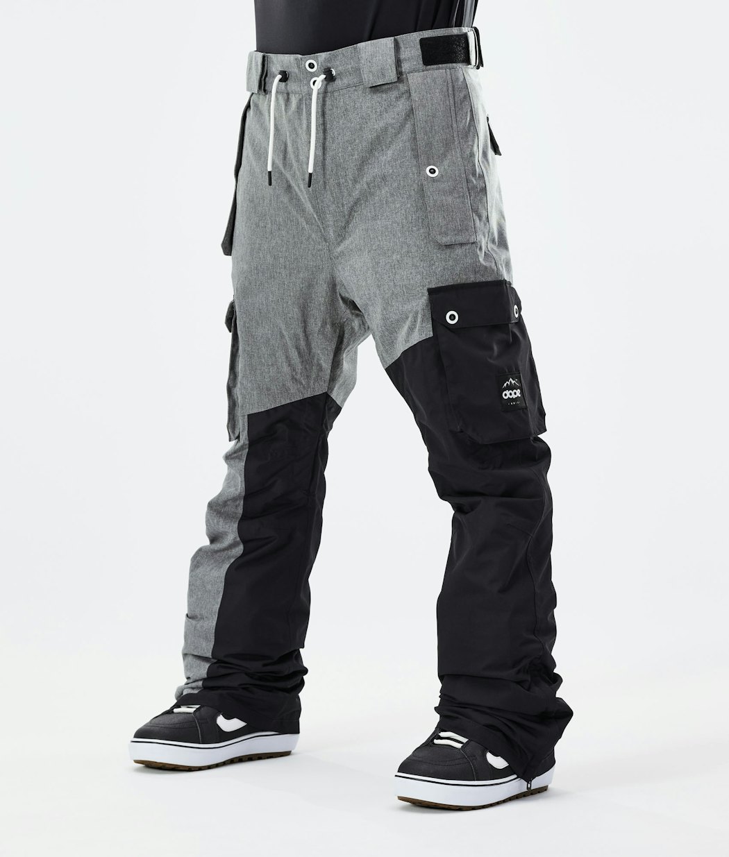 Adept 2020 Kalhoty na Snowboard Pánské Grey Melange/Black
