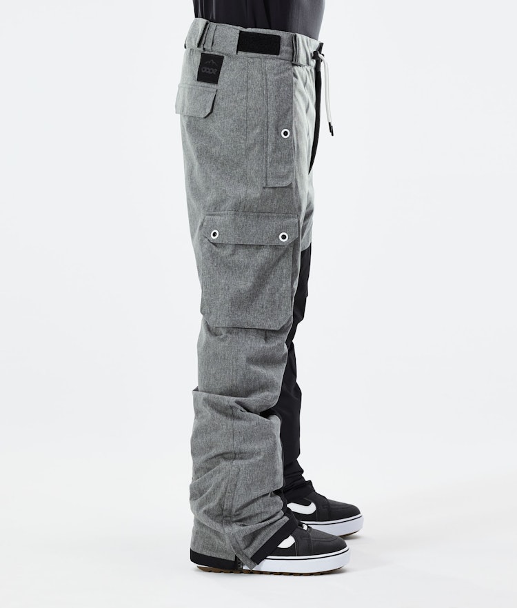Adept 2020 Spodnie Snowboardowe Mężczyźni Grey Melange/Black