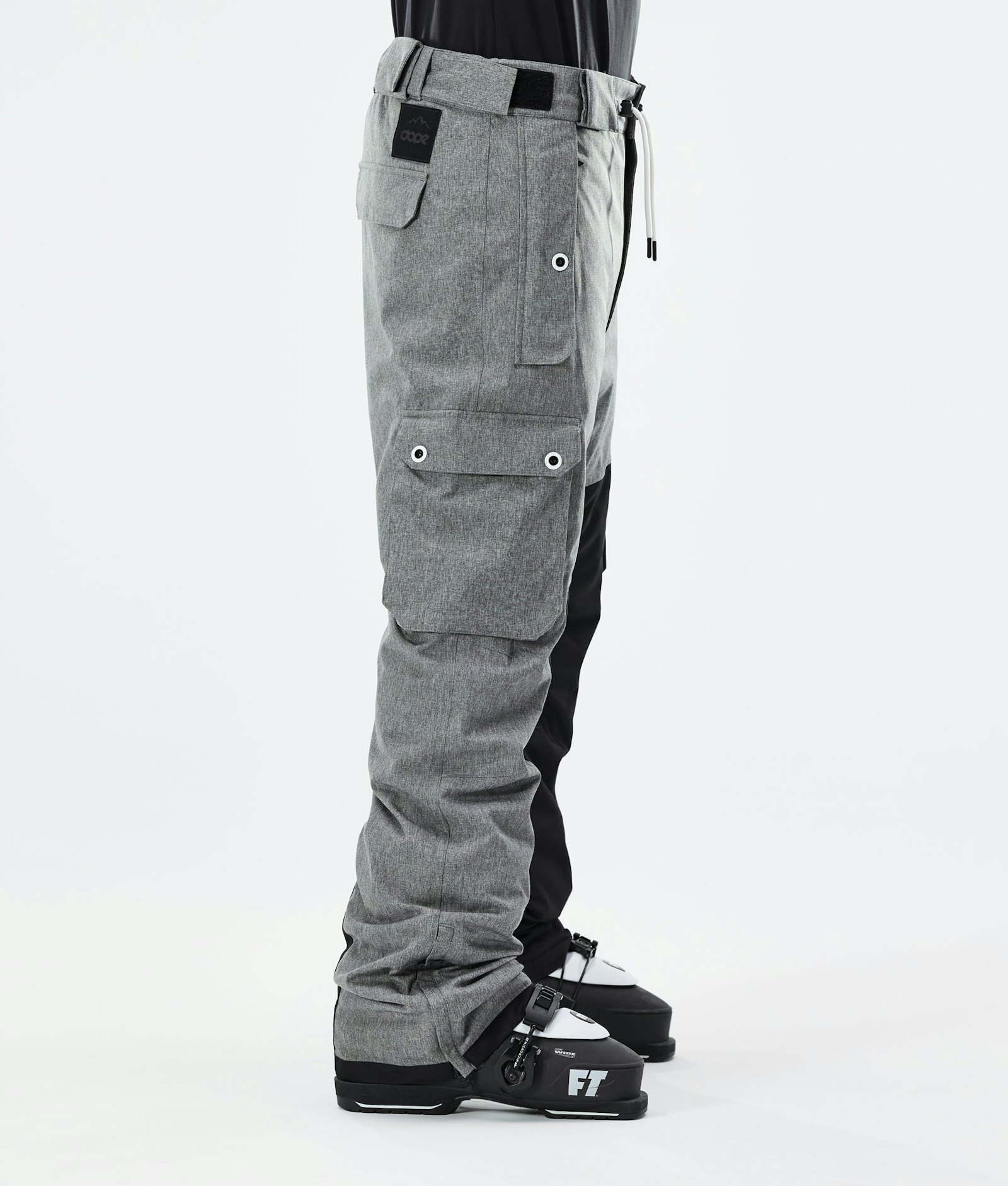 Adept 2020 Pantalon de Ski Homme Grey Melange/Black