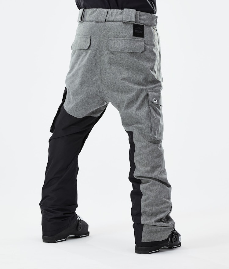 Adept 2020 Pantalon de Ski Homme Grey Melange/Black, Image 3 sur 6