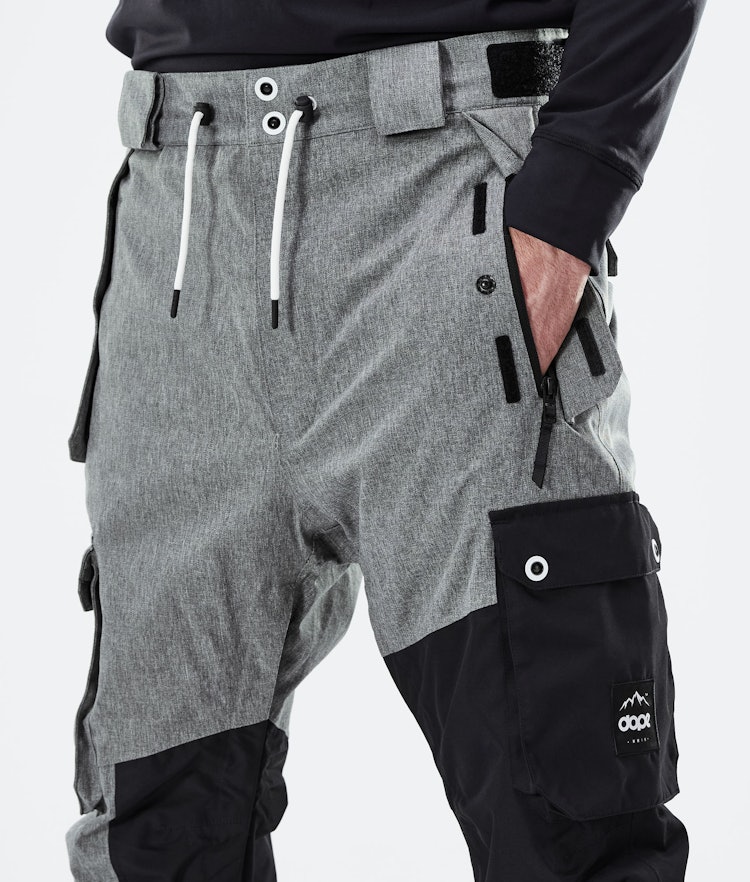 Dope Adept 2020 Pantaloni Snowboard Uomo Grey Melange/Black, Immagine 4 di 6