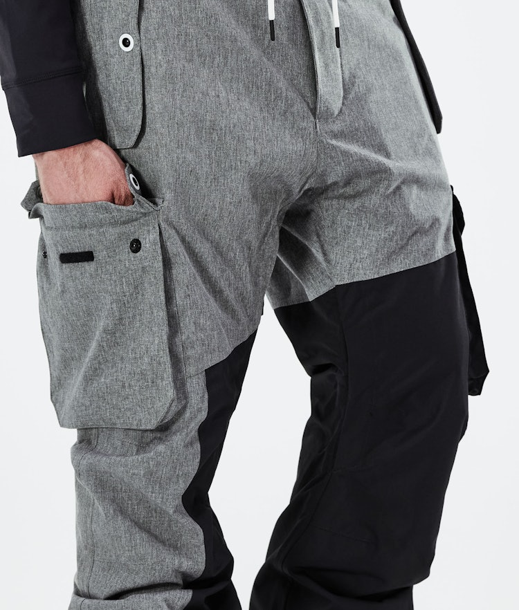 Adept 2020 Pantalon de Ski Homme Grey Melange/Black, Image 5 sur 6