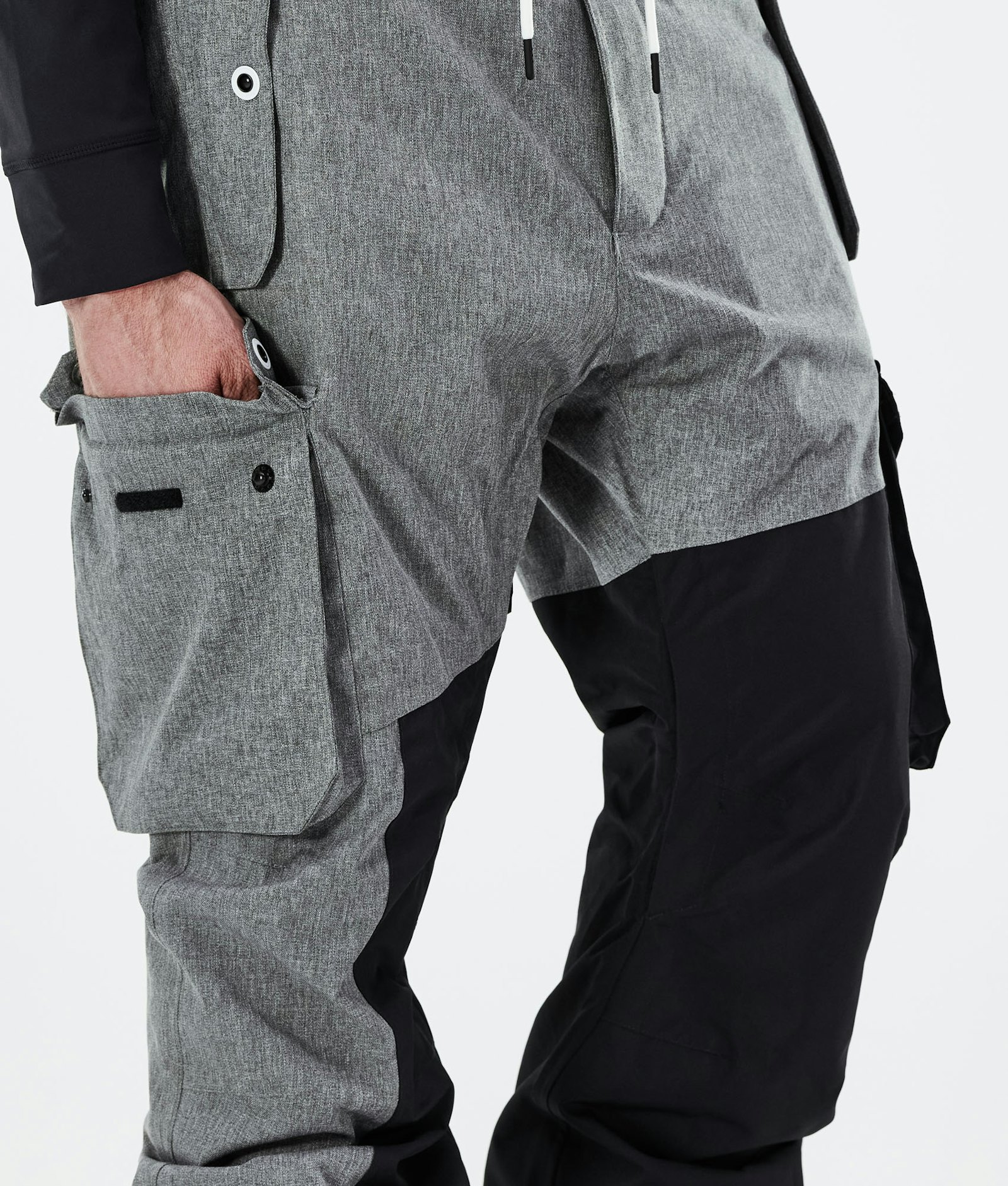 Adept 2020 Pantalon de Ski Homme Grey Melange/Black