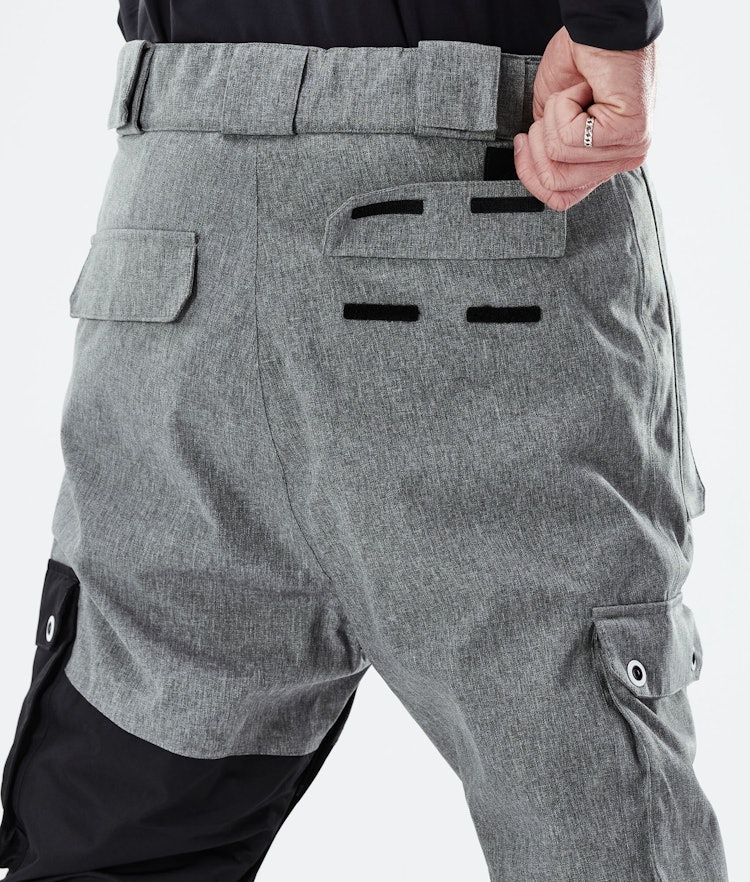 Dope Adept 2020 Snowboard Pants Men Grey Melange/Black