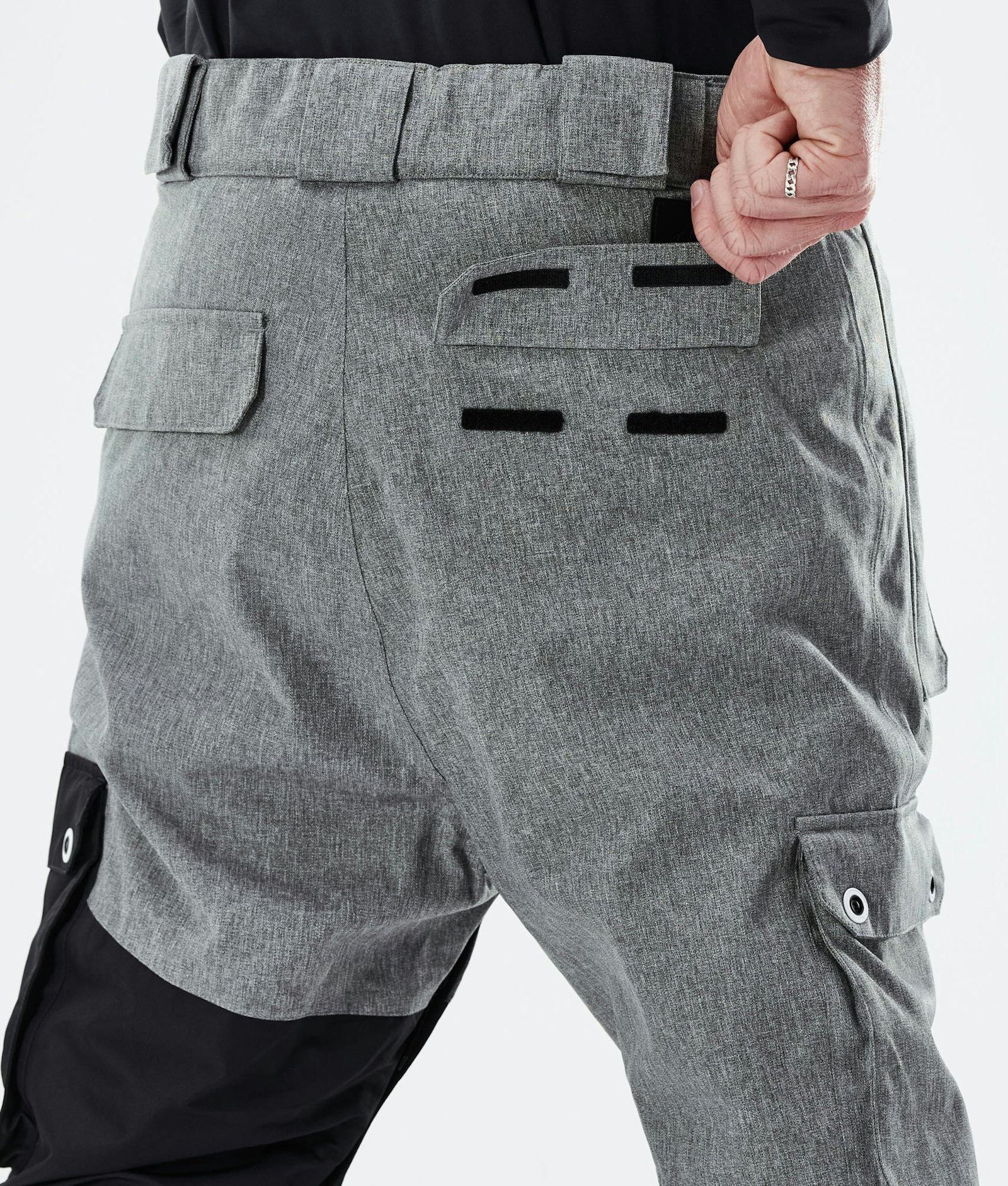 Dope Adept 2020 Spodnie Narciarskie Mężczyźni Grey Melange/Black