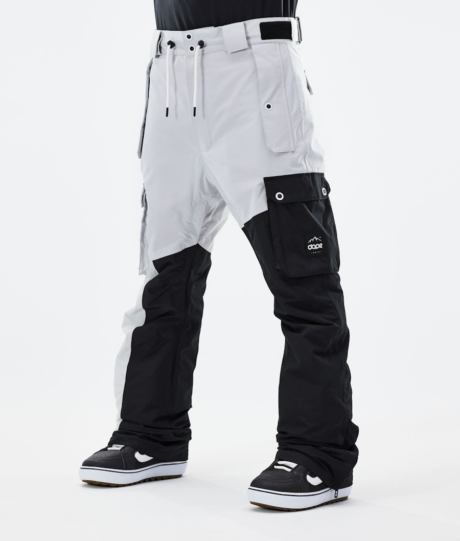 Adept Kalhoty na Snowboard Pánské Light Grey/Black
