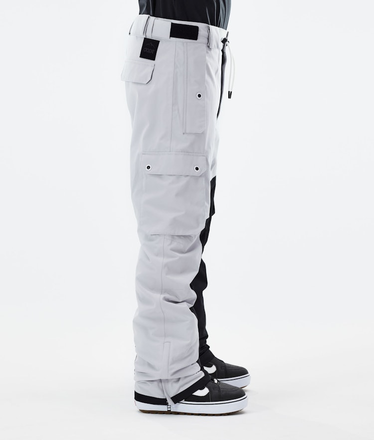 Dope Adept 2020 Snowboard Pants Men Light Grey/Black