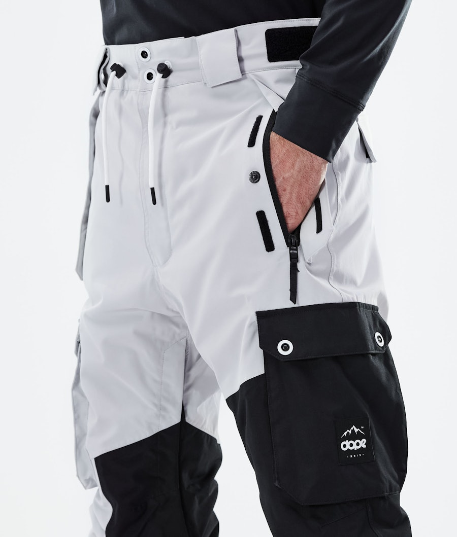 Dope Adept 2020 Pantalon de Snowboard Homme Light Grey/Black