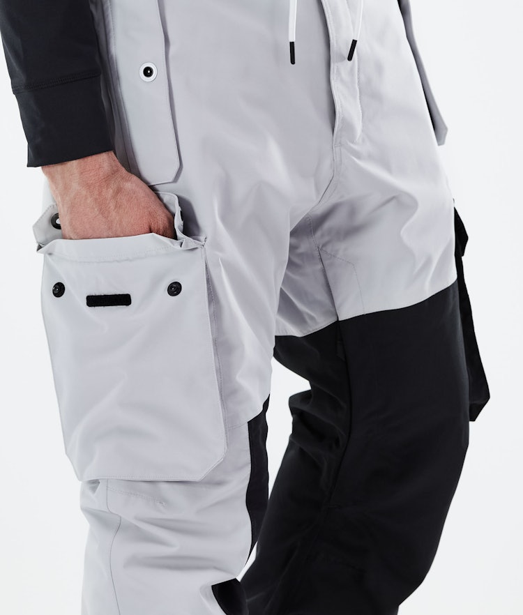 Adept 2020 Spodnie Narciarskie Mężczyźni Light Grey/Black, Zdjęcie 5 z 6