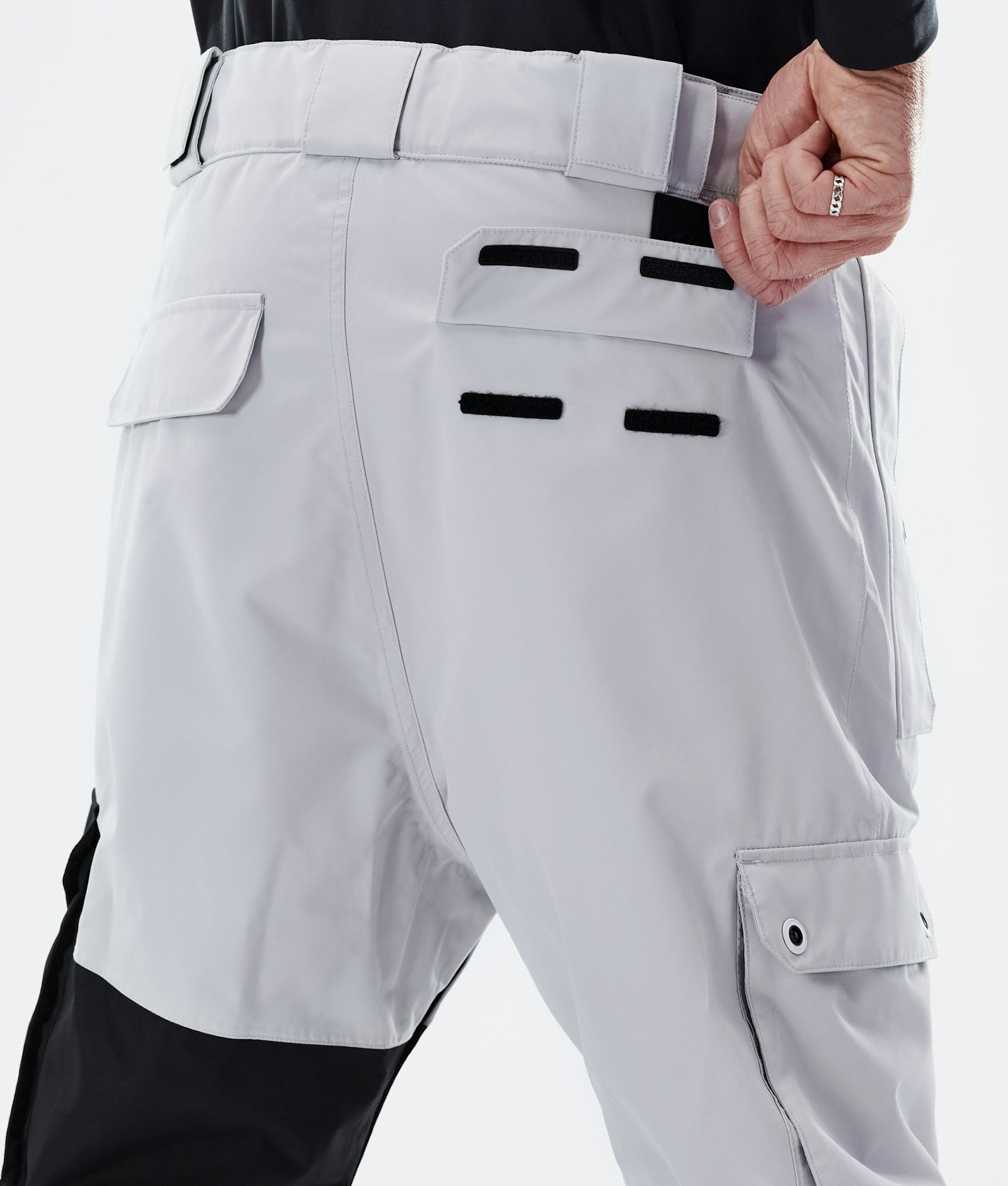 Adept 2020 Pantalon de Ski Homme Light Grey/Black