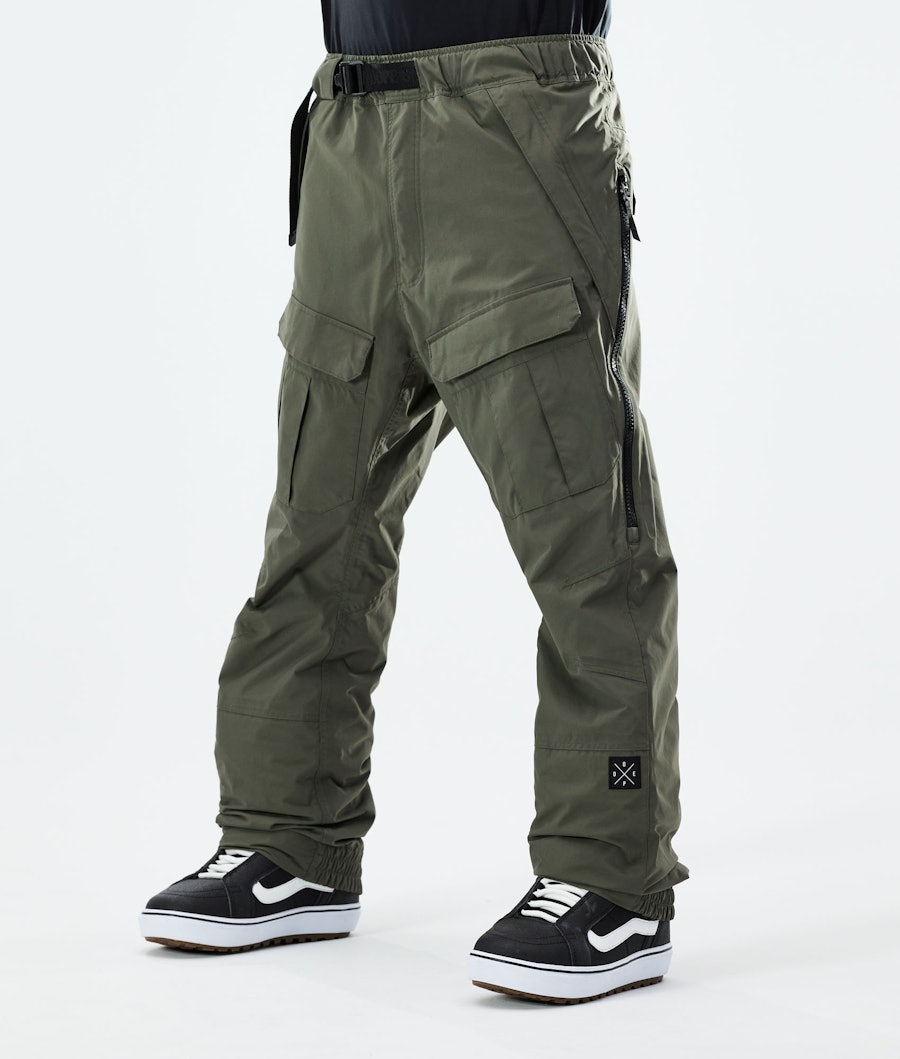 Antek Pantalon de Snowboard Homme Olive Green