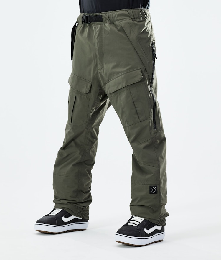 Antek Pantalon de Snowboard Homme Olive Green, Image 1 sur 6