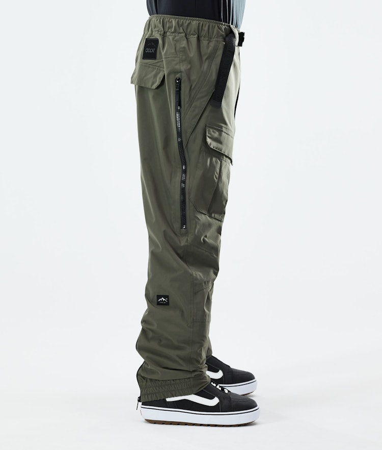 Antek Pantalon de Snowboard Homme Olive Green, Image 2 sur 6
