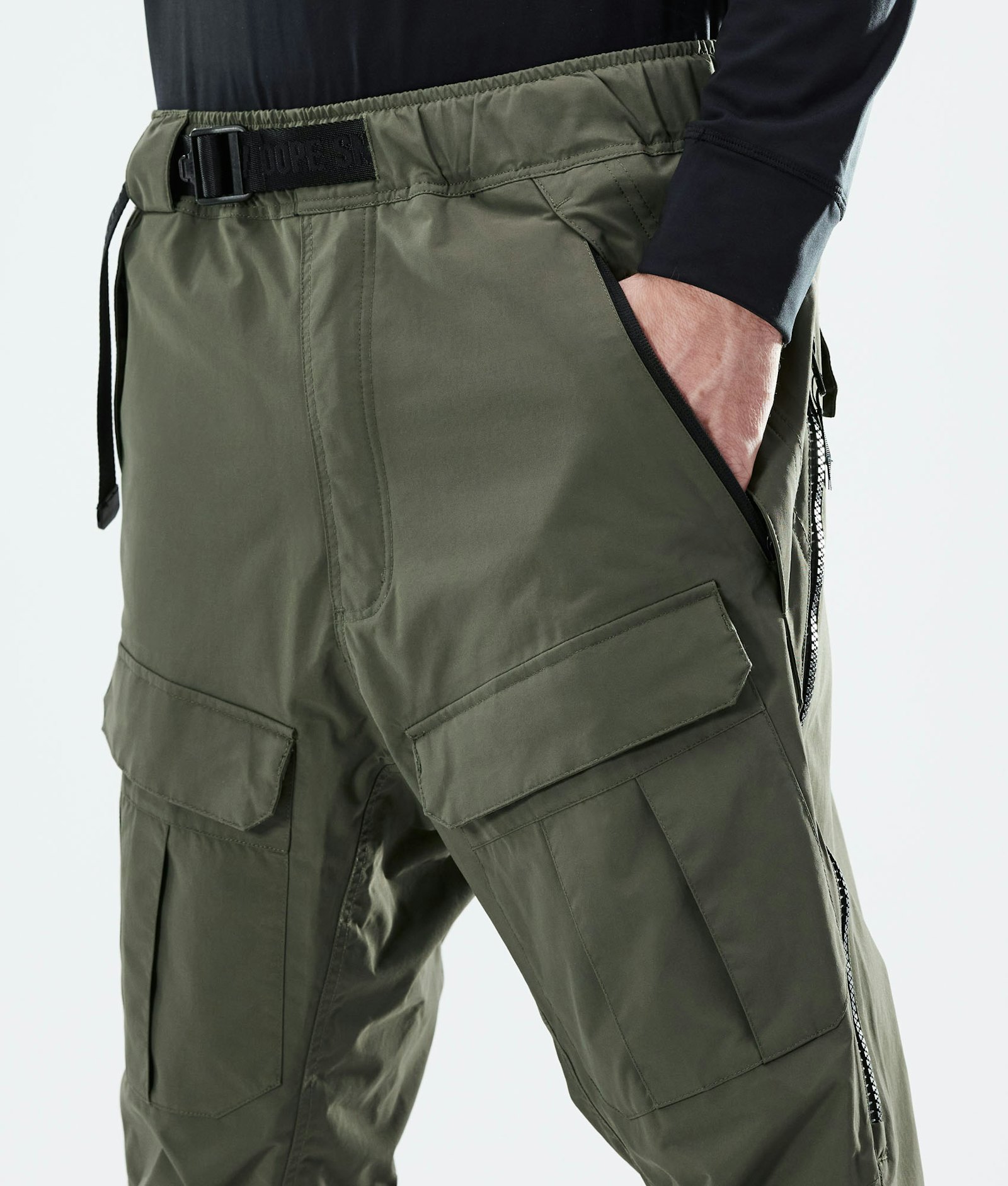 Antek Pantalon de Ski Homme Olive Green