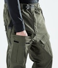 Antek Pantalon de Snowboard Homme Olive Green, Image 5 sur 6