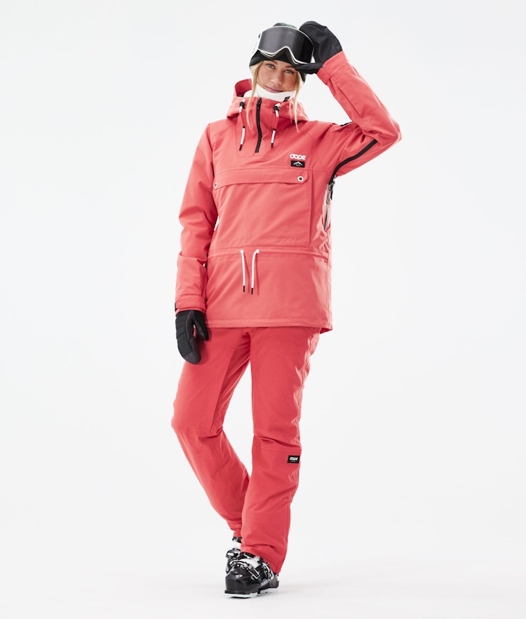 Dope Annok W 2021 Ski Jacket Women Coral, Image 4 of 10