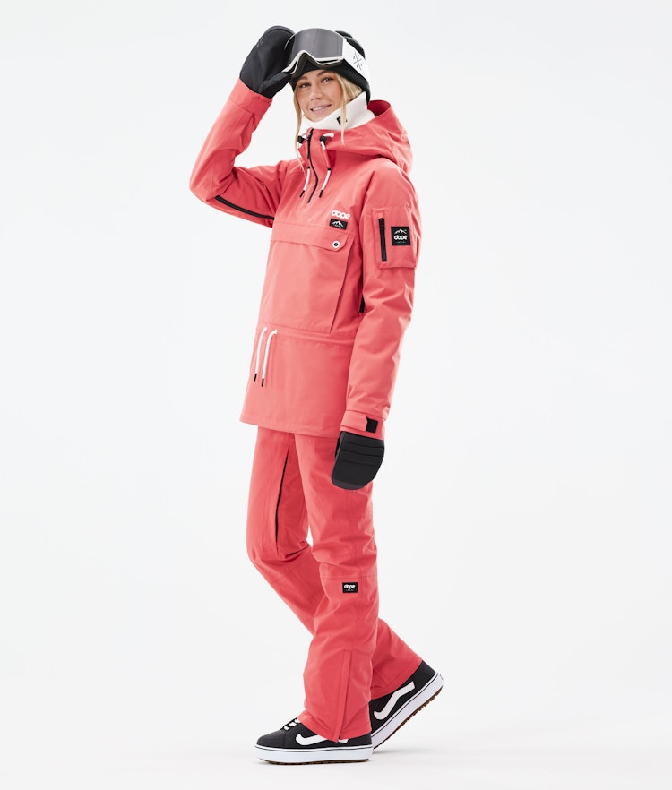 Dope Annok W 2021 Snowboard Jacket Women Coral