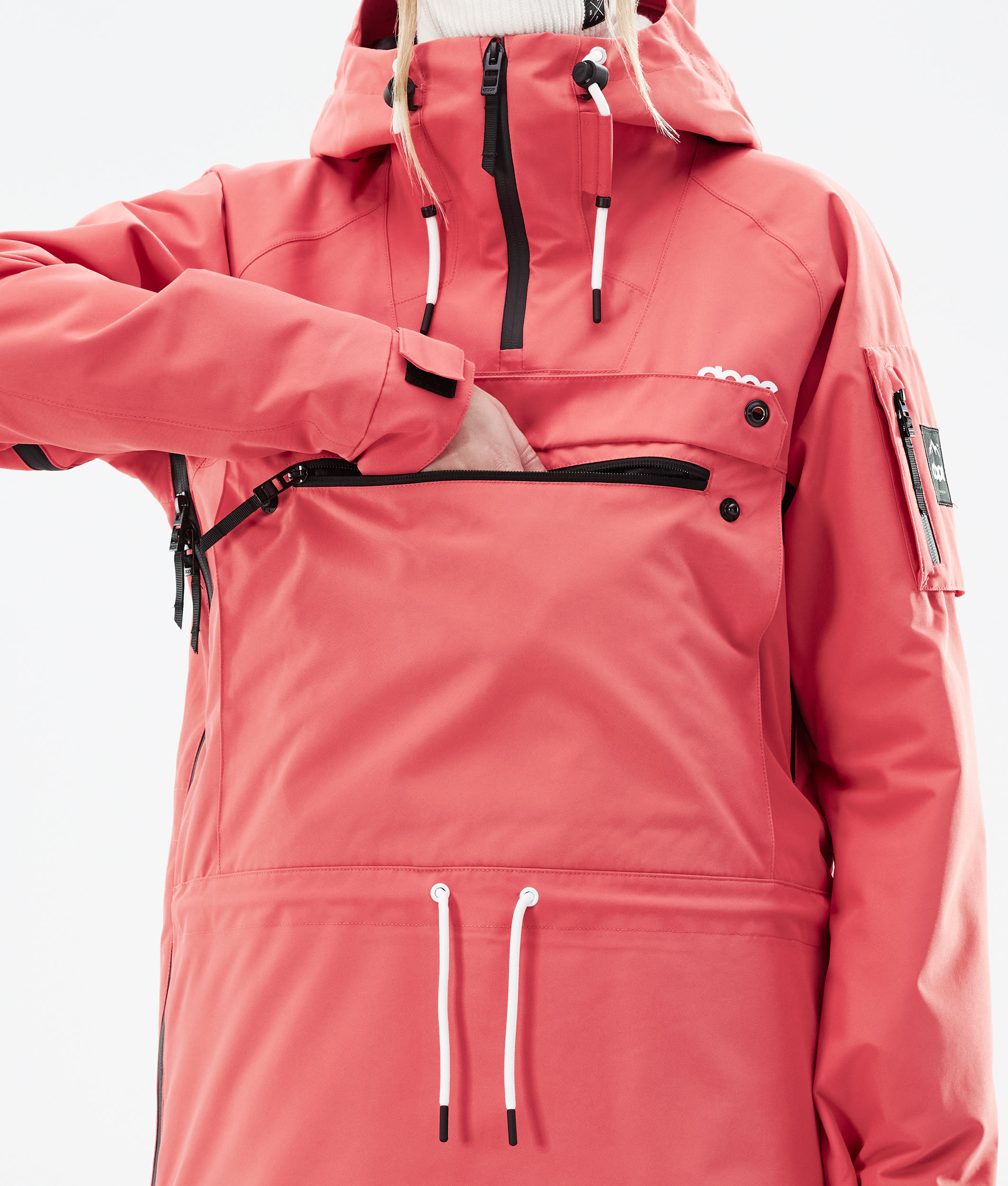 pullover womens snowboard jacket