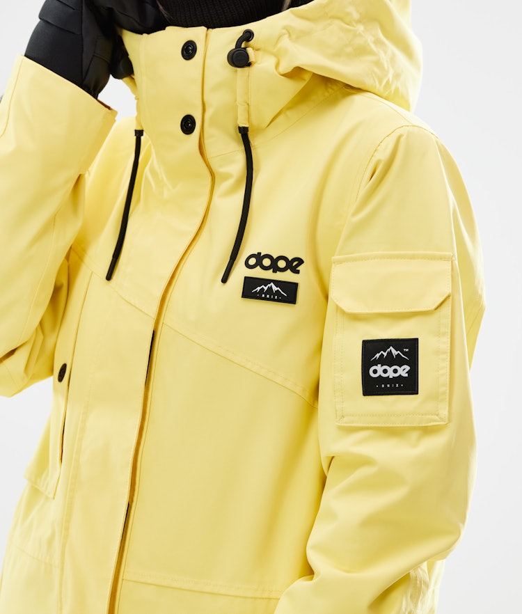 Dope Adept W 2021 Ski jas Dames Faded Yellow