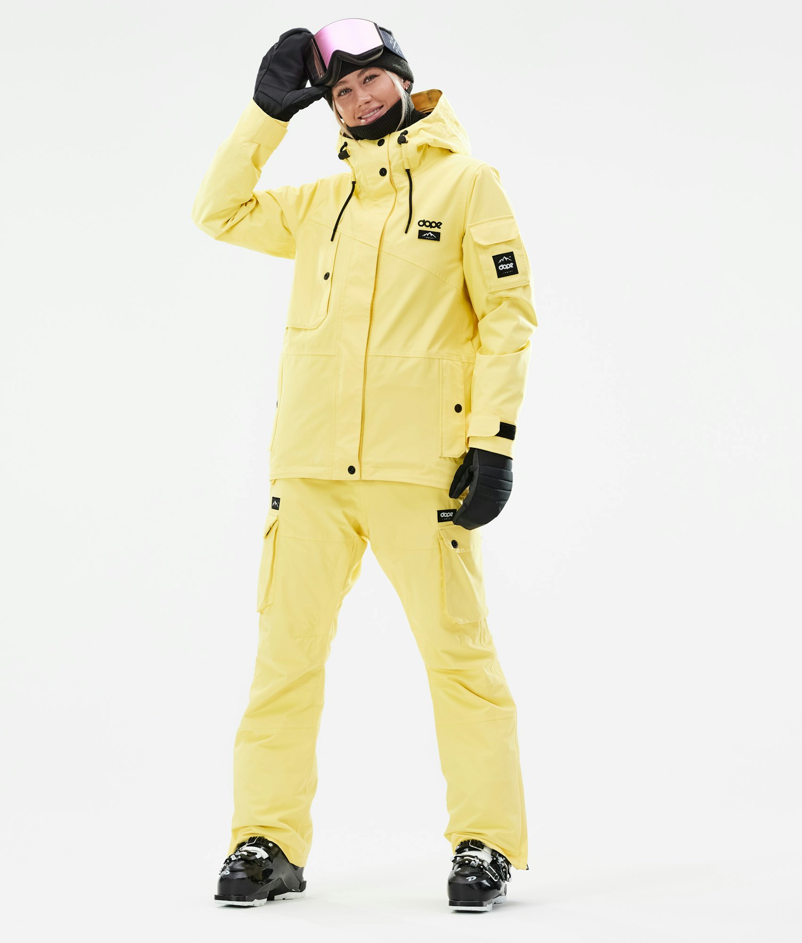 Adept W 2021 Veste de Ski Femme Faded Yellow, Image 4 sur 11
