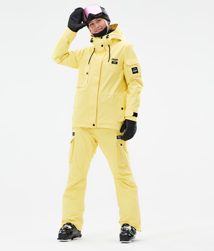Adept W 2021 Veste de Ski Femme Faded Yellow