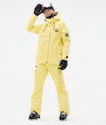 Dope Adept W 2021 Veste de Ski Femme Faded Yellow, Image 4 sur 11