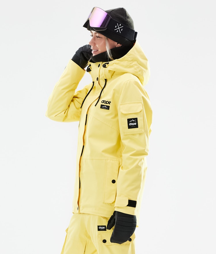 Dope Adept W 2021 Ski Jacket Women Faded Yellow