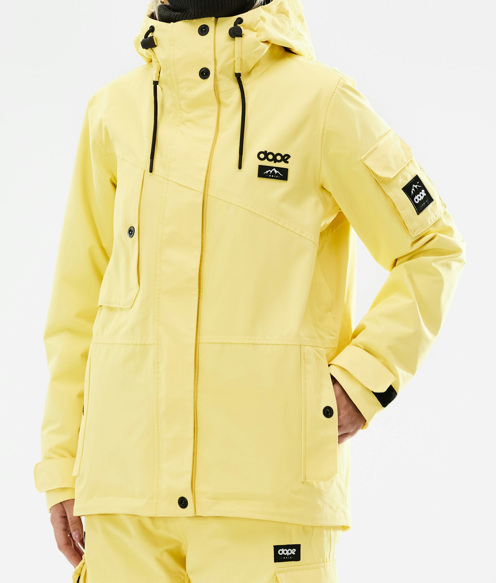 Adept W 2021 Ski jas Dames Faded Yellow, Afbeelding 9 van 11