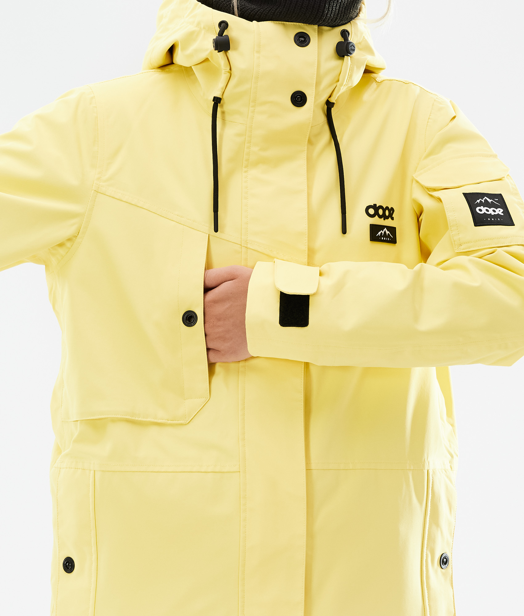 Dope Adept W 2021 Snowboard Jacket Women Faded Yellow