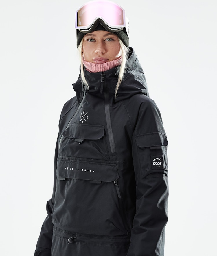 Akin W 2021 Ski jas Dames Black, Afbeelding 3 van 11