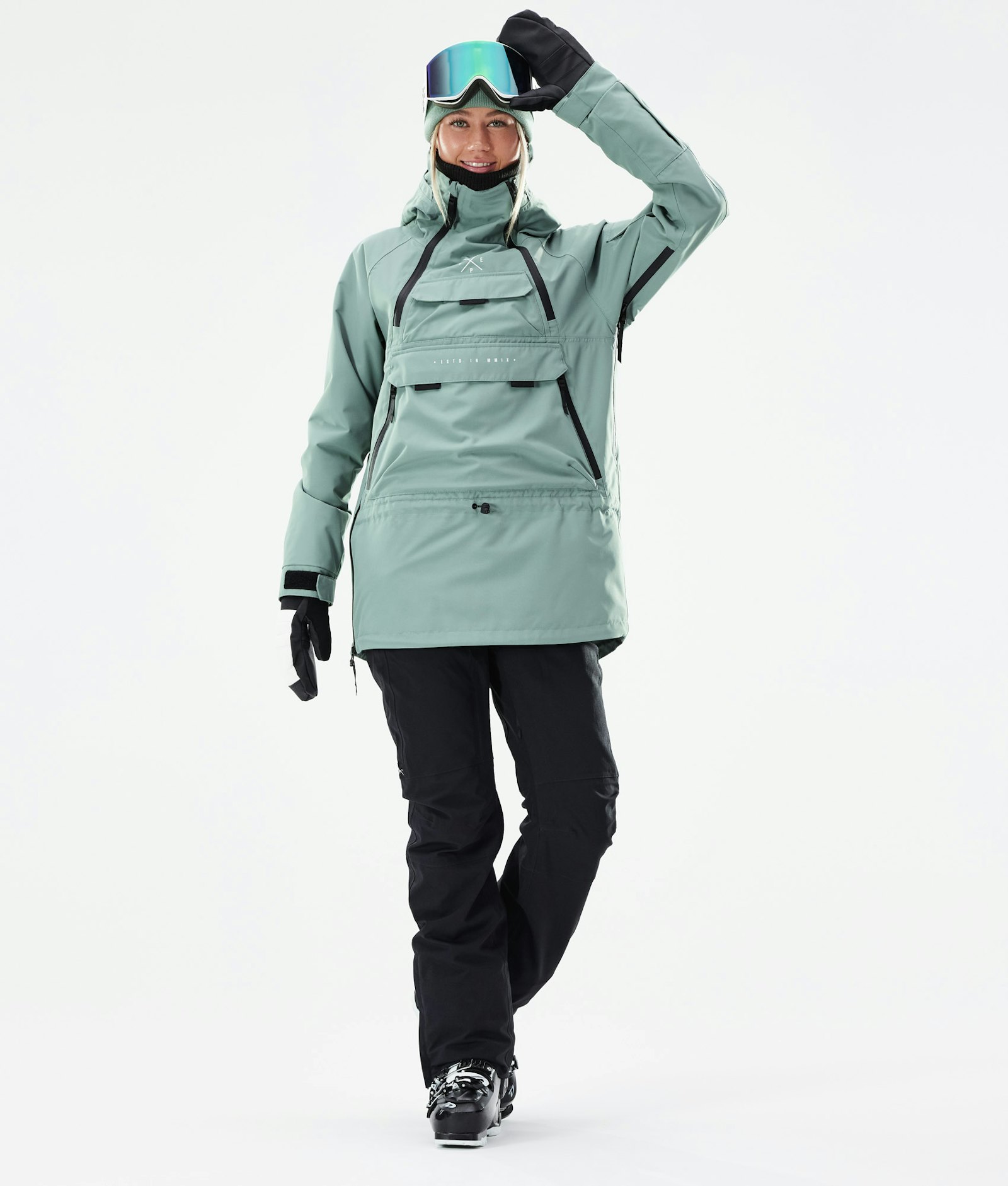 Akin W 2021 Ski Jacket Women Faded Green