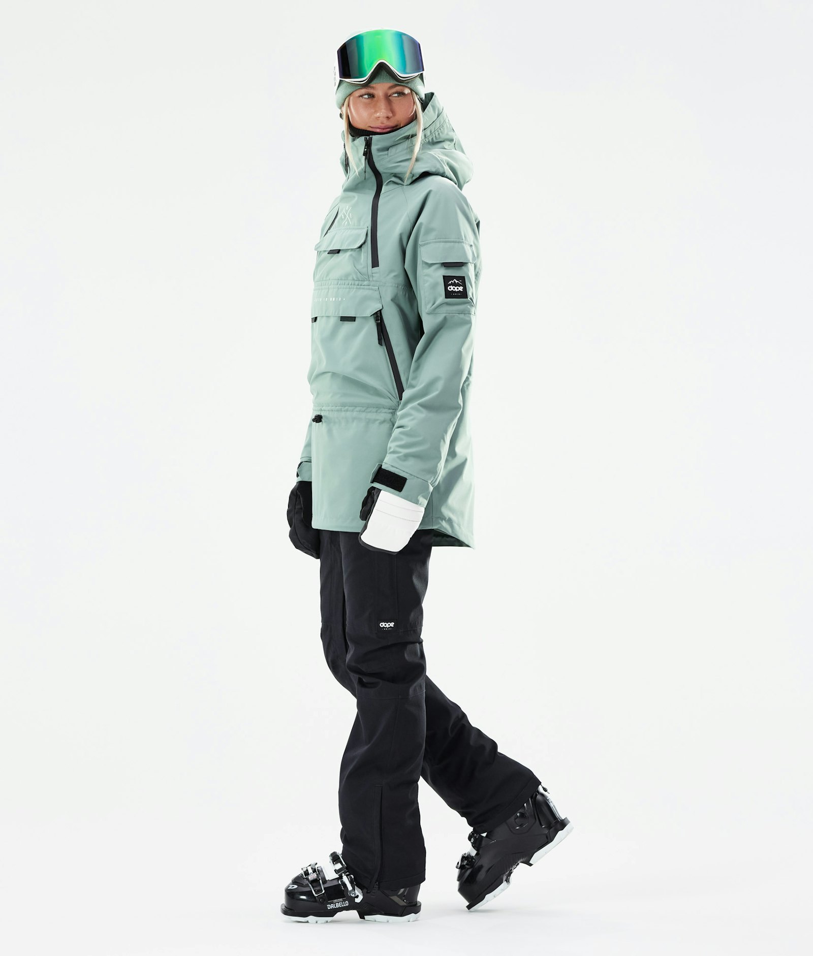 Akin W 2021 Veste de Ski Femme Faded Green