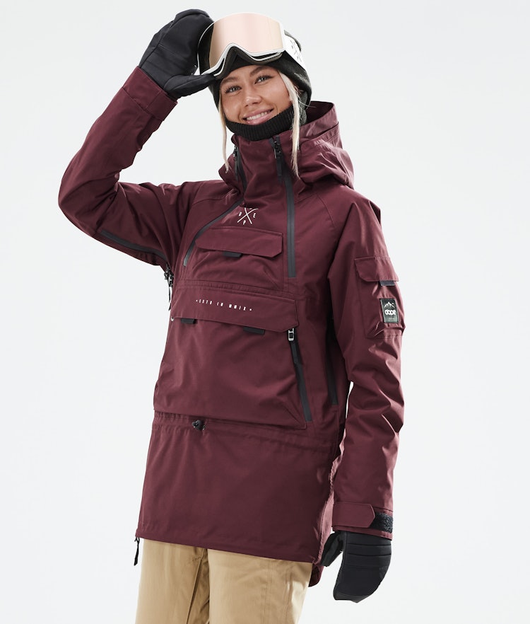 Akin W 2021 Ski Jacket Women Burgundy, Image 1 of 11